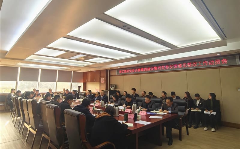 蜀通建设集团党委召开落实四川资源集团党委巡察反馈意见整改工作动员会