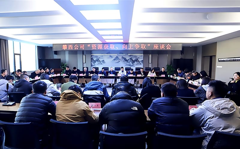 攀西公司召开“资源获取、向上争取”座谈会