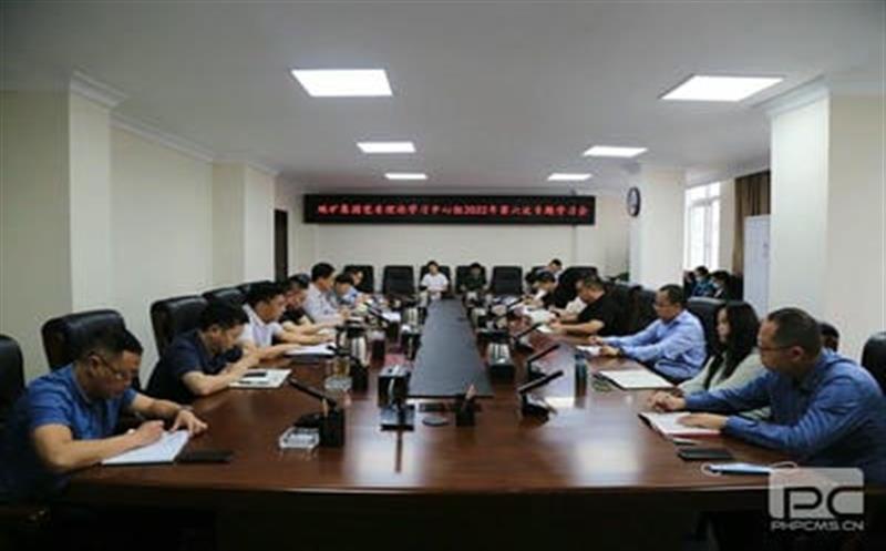 地矿集团召开党委理论中心组学习会深入学习贯彻四川资源2022年半年经济工作推进会精神