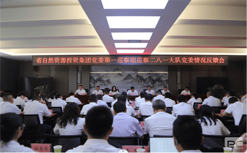 省自然资源投资集团党委第一巡察组巡察 二八一大队党委情况反馈会召开