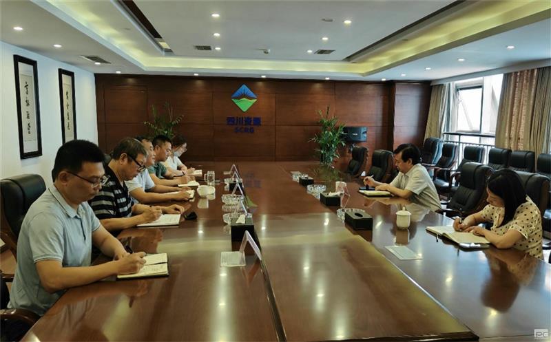 四川资源党委委员、副总经理 杨金川到金海矿产调研指导工作