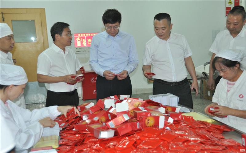 省自然资源投资集团党委书记、董事长徐志文一行到泰华堂制药调研指导工作